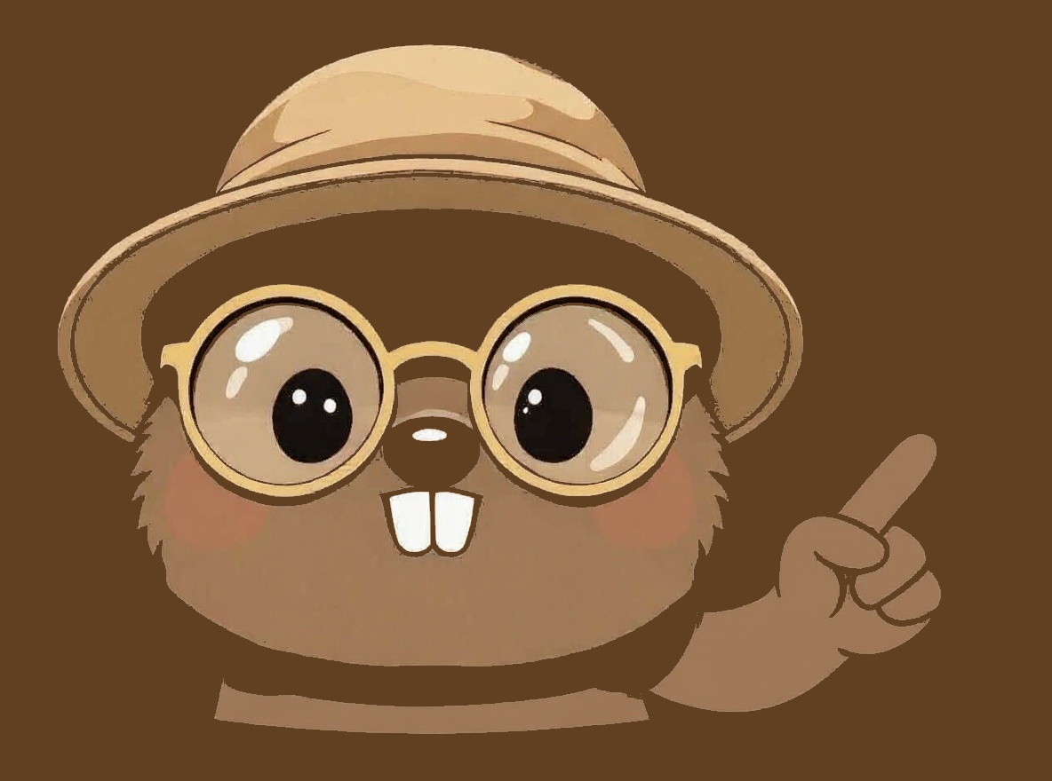 Duggley the mole pointing toward the terminal demo